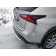 Защита заднего бампера 60 мм ТСС для Lexus NX-200t 2014-2017